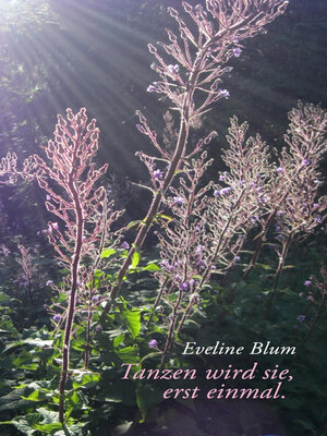 cover image of Tanzen wird sie, erst einmal.